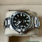 TAG Heuer Aquaracer 300M WAY2018.BA0927 (2022) - Bruin wijzerplaat 43mm Staal (4/7)