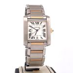 Cartier Tank Française 2302 (2012) - Zilver wijzerplaat 28mm Goud/Staal (2/4)