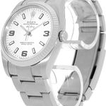 Rolex Air-King 114234 (2010) - Wit wijzerplaat 34mm Staal (3/5)