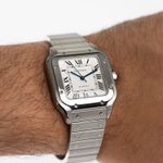 Cartier Santos WSSA0029 (2026) - Silver dial 35 mm Steel case (4/5)