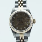 Rolex Lady-Datejust 69173 (1993) - Champagne dial 26 mm Gold/Steel case (2/8)