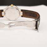 Cartier 21 Must de Cartier 1340 (2000) - Silver dial 28 mm Gold/Steel case (7/8)