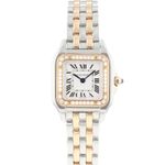 Cartier Panthère W3PN0006 (2022) - White dial 30 mm Gold/Steel case (1/3)