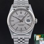 Rolex Datejust 36 16200 (2001) - Silver dial 36 mm Steel case (1/8)