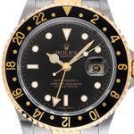 Rolex GMT-Master II 16713 (2005) - Black dial 40 mm Gold/Steel case (1/8)