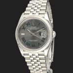 Rolex Datejust 36 126234 (2026) - Grey dial 36 mm Steel case (1/8)