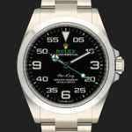Rolex Air-King 126900 (2023) - Black dial 40 mm Steel case (2/8)