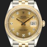Rolex Datejust 36 126233 (2019) - Champagne dial 36 mm Gold/Steel case (3/8)