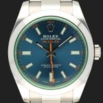 Rolex Milgauss 116400GV (2019) - Blue dial 40 mm Steel case (2/8)