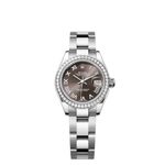 Rolex Lady-Datejust 279384RBR (2024) - Grey dial 28 mm Steel case (1/1)