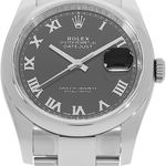 Rolex Datejust 36 116200 (2018) - Black dial 36 mm Steel case (2/5)