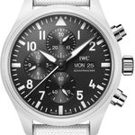 IWC Pilot Chronograph Top Gun IW389105 (2025) - Zwart wijzerplaat 45mm Keramiek (1/1)