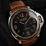 Panerai Luminor Base 8 Days PAM00914 (2021) - Zwart wijzerplaat 44mm Staal (1/8)