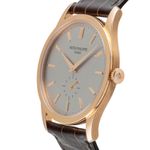 Patek Philippe Calatrava 5196R-001 (Unknown (random serial)) - Silver dial 37 mm Rose Gold case (6/8)