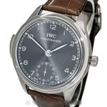 IWC Portuguese Minute Repeater IW544903 (Onbekend (willekeurig serienummer)) - Grijs wijzerplaat 44mm Witgoud (1/5)