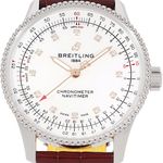 Breitling Navitimer A17395211A1P1 (2024) - White dial 35 mm Steel case (2/5)