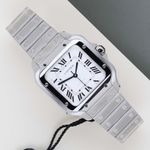 Cartier Santos WSSA0029 (2026) - Silver dial 35 mm Steel case (1/8)