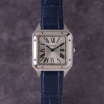 Cartier Santos Dumont WSSA0023 (Unknown (random serial)) - Silver dial 28 mm Steel case (6/8)