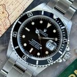 Rolex Submariner Date 16610 (1991) - Black dial 40 mm Steel case (5/8)