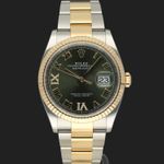 Rolex Datejust 36 126233 (2019) - 36 mm Gold/Steel case (3/8)