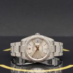 Rolex Datejust 36 116200 (2010) - Zilver wijzerplaat 36mm Staal (4/7)