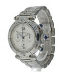 Cartier Pasha Seatimer W31030H3 (Unknown (random serial)) - Silver dial 38 mm Steel case (2/5)