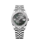 Rolex Datejust 36 126284RBR (2024) - Grijs wijzerplaat 36mm Staal (1/1)