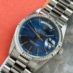 Rolex Day-Date 18239 (1991) - Blue dial 36 mm White Gold case (6/8)