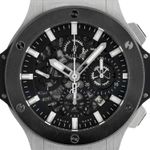 Hublot Big Bang Aero Bang 311.SM.1170.GR (Unknown (random serial)) - Black dial 45 mm Steel case (2/6)