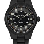 Hamilton Khaki Field H70665130 (2026) - Zwart wijzerplaat 42mm Titanium (1/6)