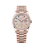 Rolex Day-Date 36 128395TBR (2025) - Diamond dial 36 mm Rose Gold case (1/1)