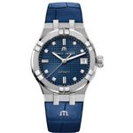 Maurice Lacroix Aikon AI6006-SS001-450-1 (2023) - Blauw wijzerplaat 35mm Staal (3/3)