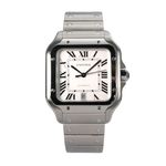 Cartier Santos WSSA0018 (2024) - Zilver wijzerplaat 40mm Staal (2/8)