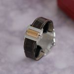 Cartier Santos 100 2878 (1904) - White dial 33 mm Steel case (4/8)