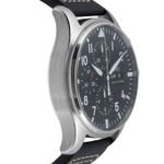 IWC Pilot Chronograph IW377709 (Onbekend (willekeurig serienummer)) - Zwart wijzerplaat 43mm Staal (7/8)