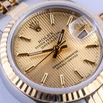 Rolex Lady-Datejust 69173 (1989) - Champagne dial 26 mm Gold/Steel case (2/8)