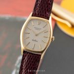 Rolex Cellini 3803 (1973) - Silver dial 32 mm Yellow Gold case (1/8)