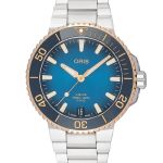 Oris Aquis Date 01 400 7769 6355-07 8 22 09PEB (2023) - Blue dial 42 mm Steel case (2/3)