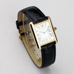 Cartier Tank Solo W1018755 (2018) - Wit wijzerplaat 31mm Geelgoud (2/8)