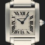 Cartier Tank Française 2300 (Onbekend (willekeurig serienummer)) - Zilver wijzerplaat 20mm Staal (2/7)