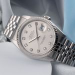 Rolex Datejust 36 16234 (Onbekend (willekeurig serienummer)) - Zilver wijzerplaat 36mm Staal (2/8)