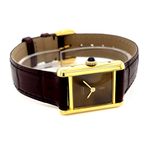 Cartier Tank Vermeil Cartier Tank Vermeil SM (Unknown (random serial)) - Red dial 28 mm Silver case (2/8)