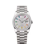 Rolex Day-Date 36 128349RBR (2024) - Diamant wijzerplaat 36mm Witgoud (1/1)