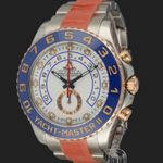 Rolex Yacht-Master II 116681 (2013) - White dial 44 mm Gold/Steel case (1/8)