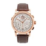 A. Lange & Söhne Datograph 403.032 (Unknown (random serial)) - Silver dial 39 mm Rose Gold case (1/3)