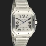 Cartier Santos WSSA0018 (2024) - Silver dial 40 mm Steel case (4/8)