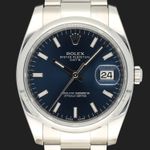 Rolex Oyster Perpetual Date 115200 (2018) - 34mm Staal (2/8)