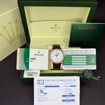Rolex Cellini Time 50505 (2017) - Zilver wijzerplaat 39mm Roségoud (3/8)
