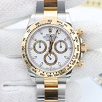 Rolex Daytona 116503 (Onbekend (willekeurig serienummer)) - Wit wijzerplaat 40mm Goud/Staal (5/8)