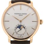 Frederique Constant Manufacture Slimline Moonphase FC-705V4S4 (2024) - Silver dial 42 mm Steel case (2/4)